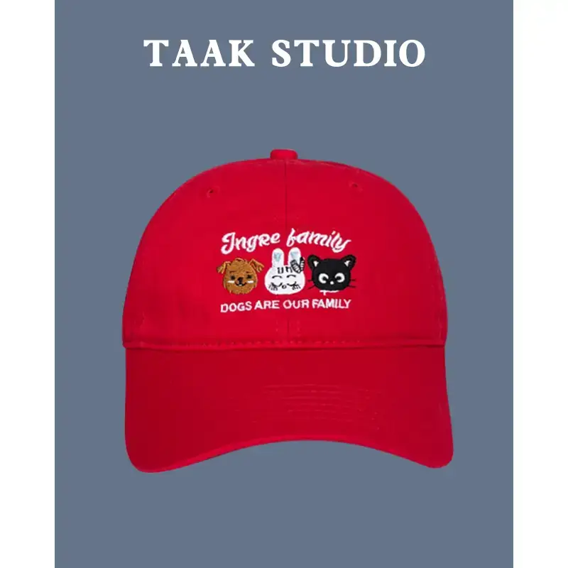 Japanese Cat Puppies Cap for Girls Spring Summer - Image 2