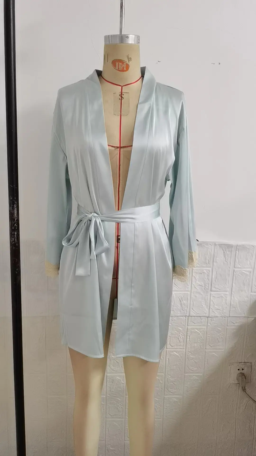 Black Camexue Belted Nightgown Women 2018 — feature 9