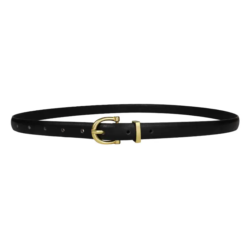 Women's Striped Shirt Belt High-Grade Leather — feature 5