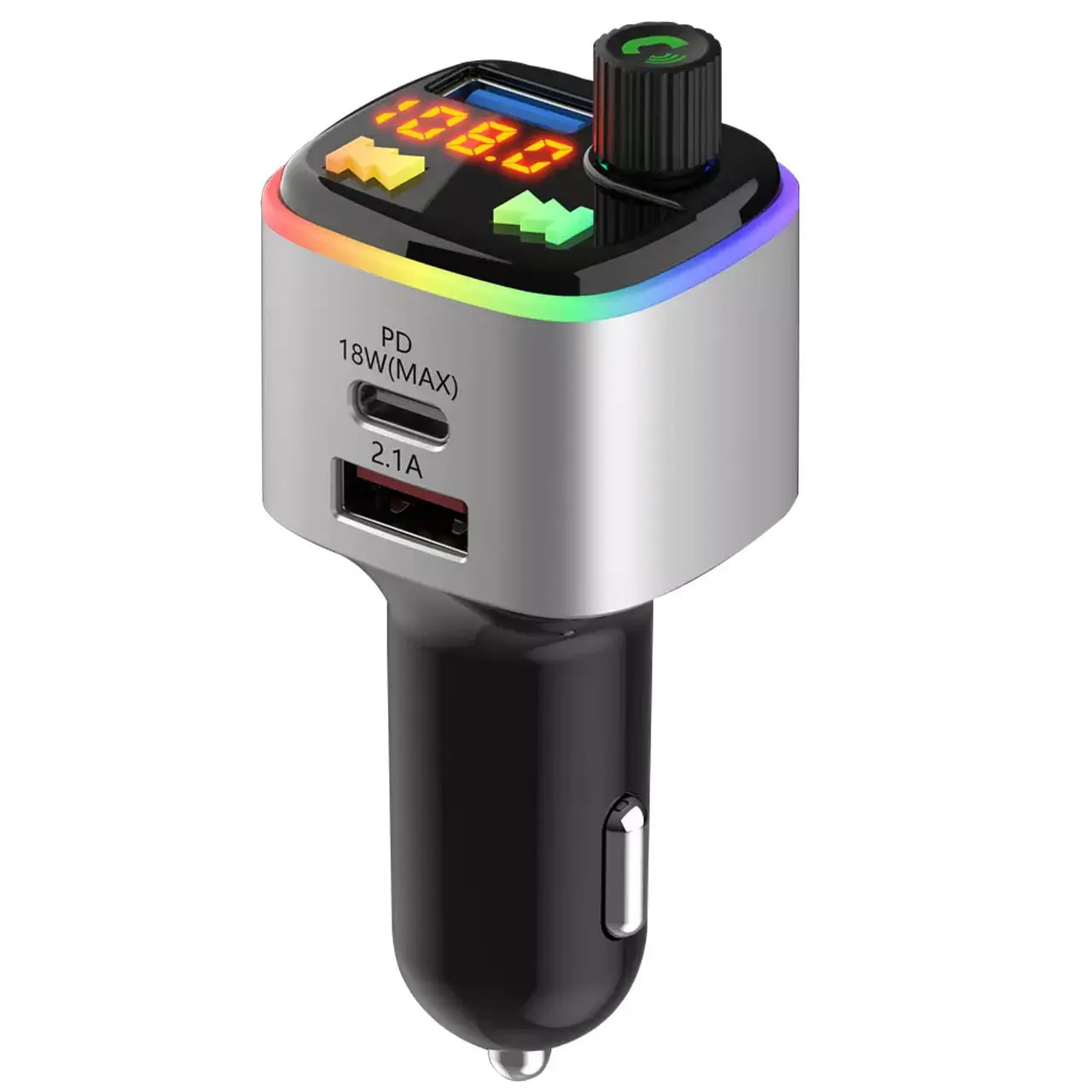 Bluetooth Car Charger with MP3 Player & Fast Charge - Image 5