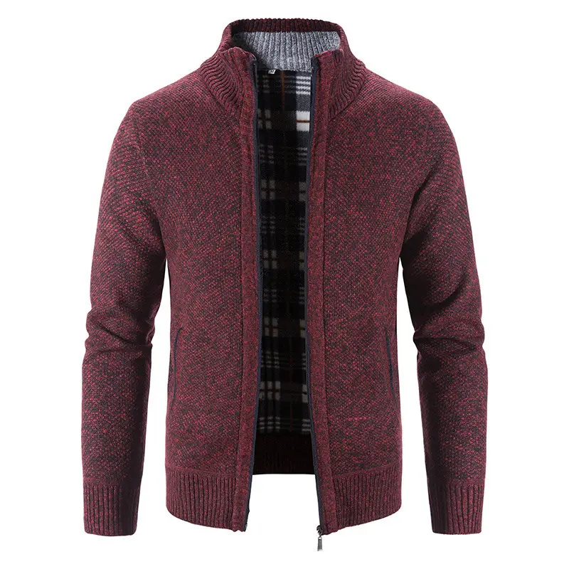 Men's Black Knitwear Cross-Border Warm Jacket - Image 2