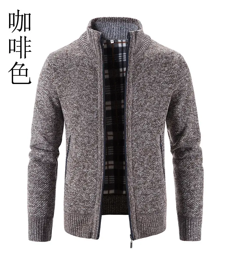 Men's Black Knitwear Cross-Border Warm Jacket — feature 13
