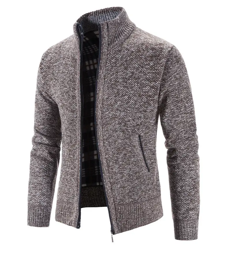 Men's Black Knitwear Cross-Border Warm Jacket — feature 14