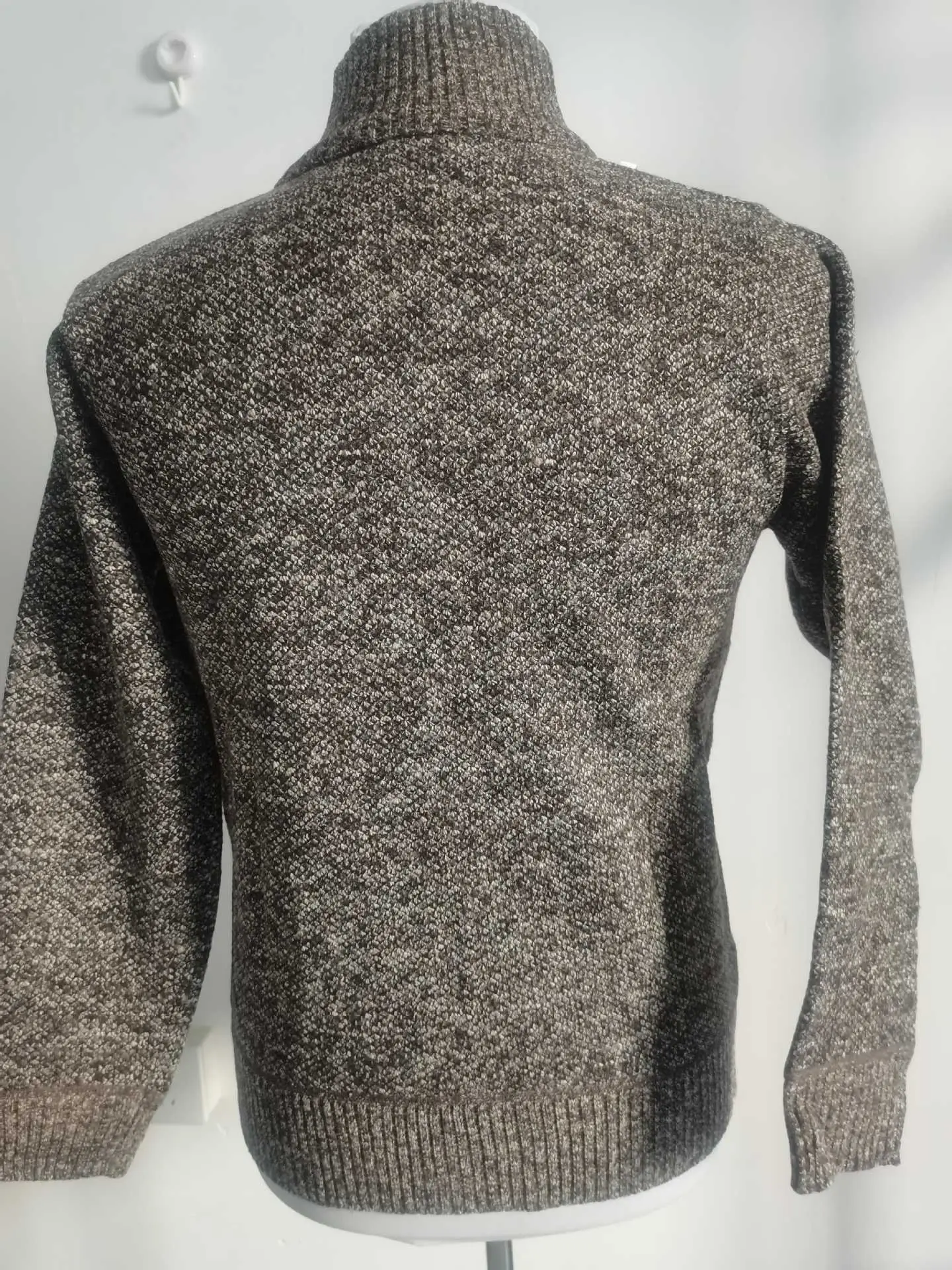 Men's Black Knitwear Cross-Border Warm Jacket — feature 16
