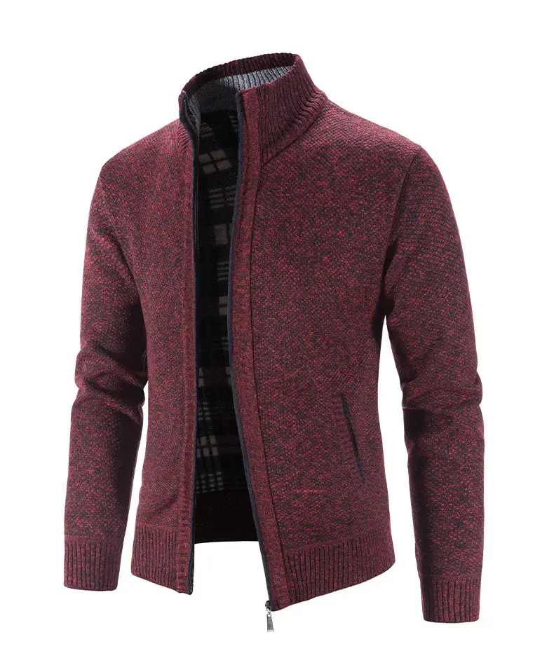 Men's Black Knitwear Cross-Border Warm Jacket — feature 18