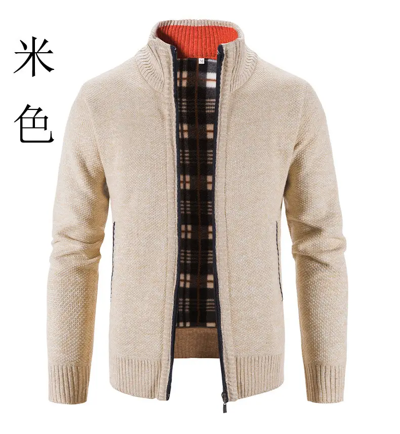 Men's Black Knitwear Cross-Border Warm Jacket — feature 21