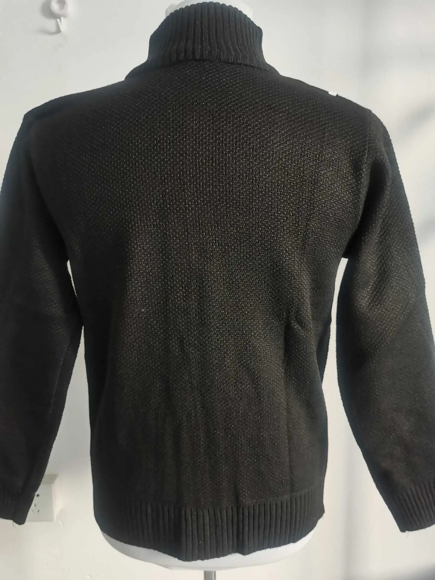 Men's Black Knitwear Cross-Border Warm Jacket — feature 27