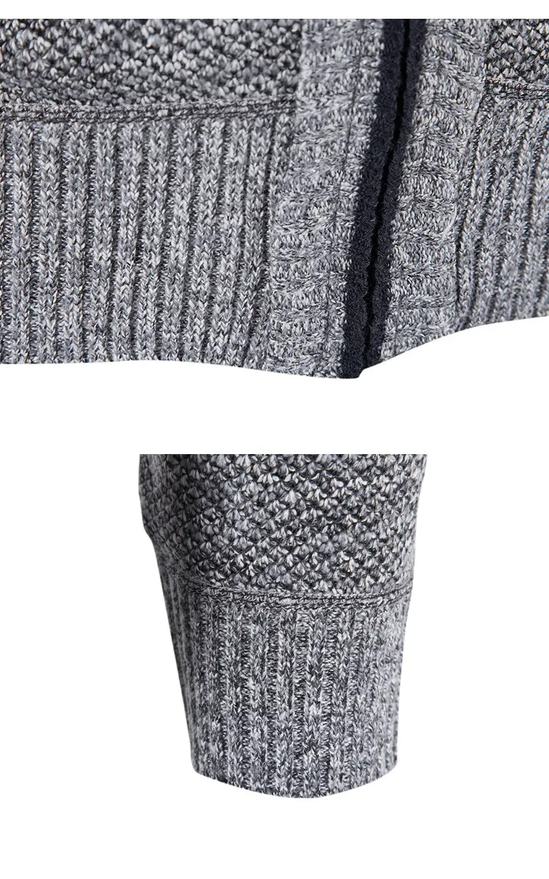 Men's Black Knitwear Cross-Border Warm Jacket — feature 29