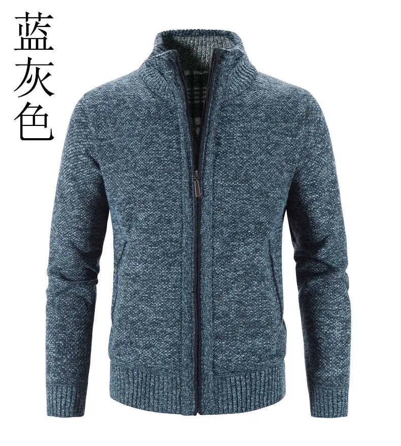 Men's Black Knitwear Cross-Border Warm Jacket — feature 4