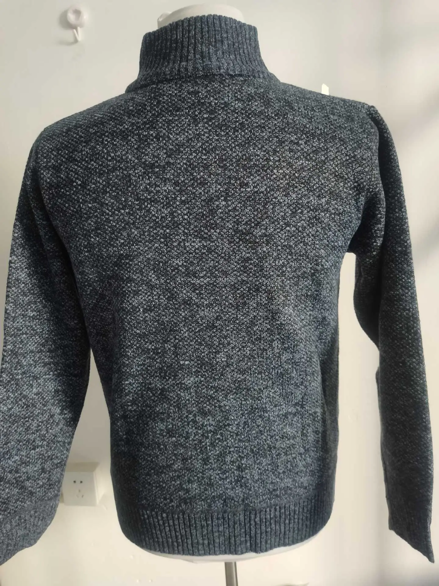Men's Black Knitwear Cross-Border Warm Jacket — feature 6