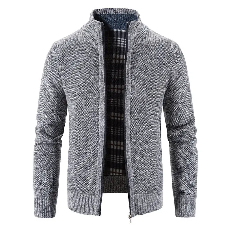 Men's Black Knitwear Cross-Border Warm Jacket - Image 3