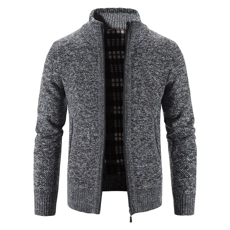 Men's Black Knitwear Cross-Border Warm Jacket - Image 4