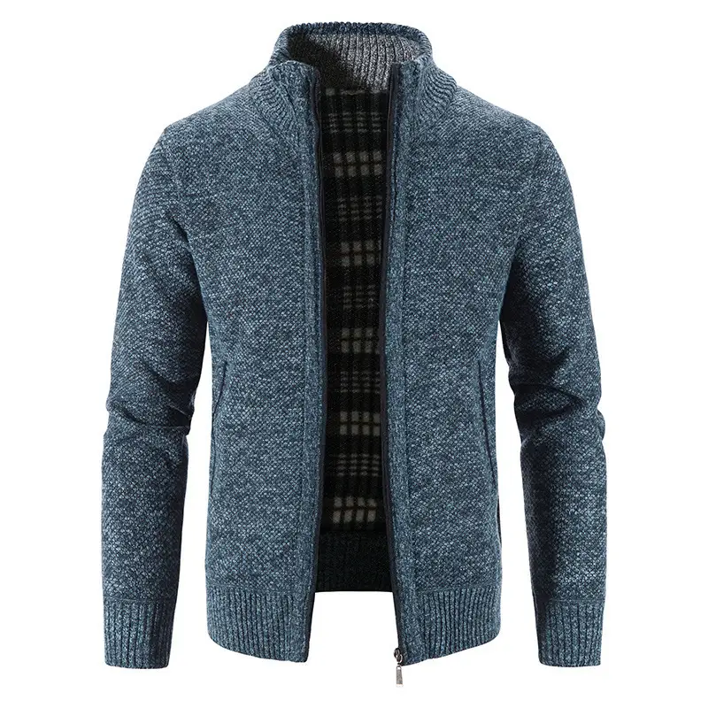 Men's Black Knitwear Cross-Border Warm Jacket - Image 5