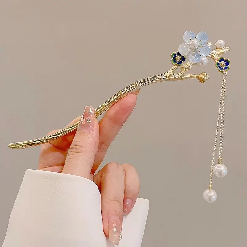Antique Walking Tassel Hairpin Women's Hanfu Style - Image 100