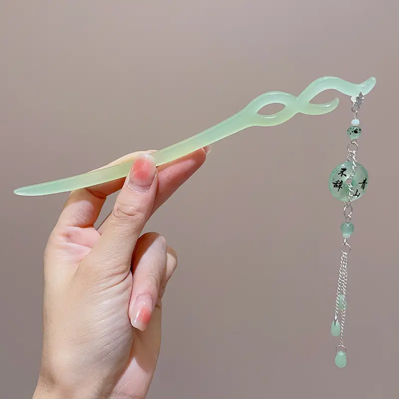 Antique Walking Tassel Hairpin Women's Hanfu Style - Image 113