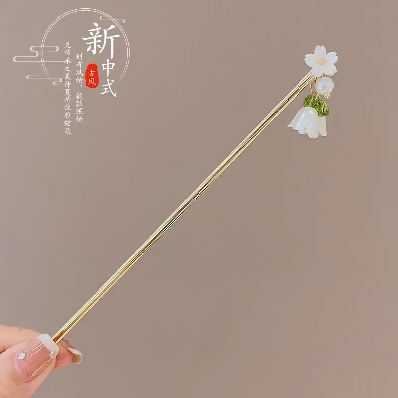 Antique Walking Tassel Hairpin Women's Hanfu Style - Image 117