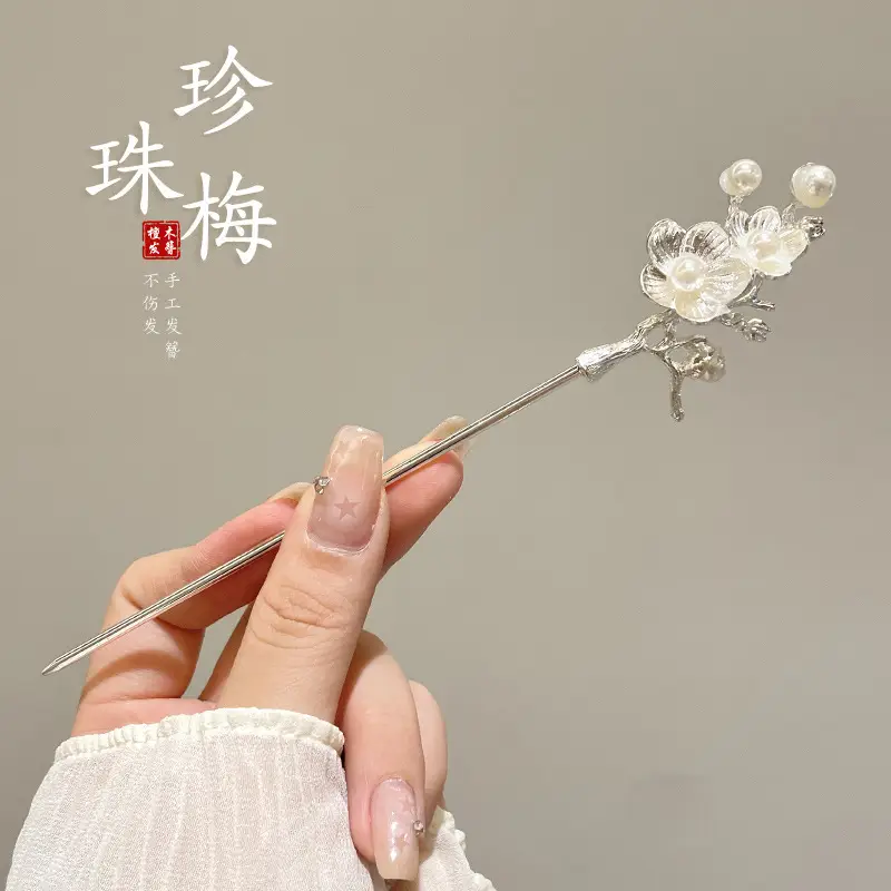 Antique Walking Tassel Hairpin Women's Hanfu Style - Image 25