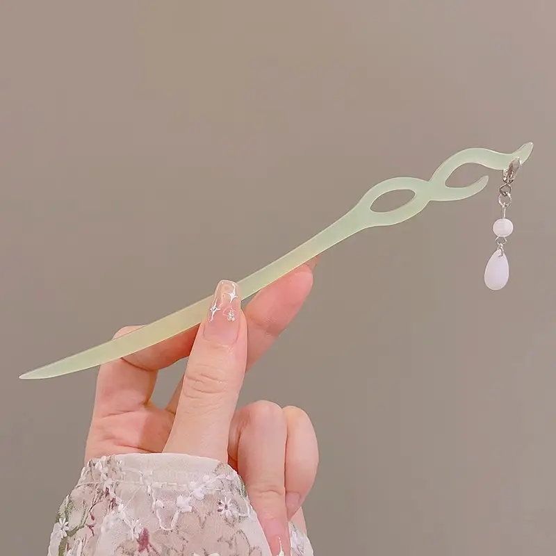 Antique Walking Tassel Hairpin Women's Hanfu Style - Image 31