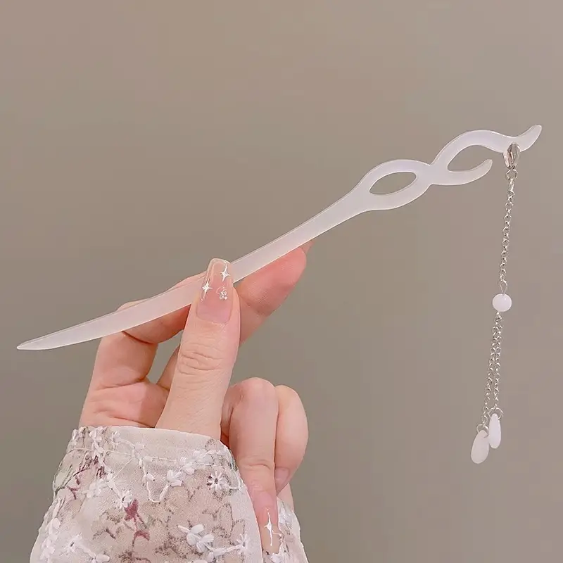 Antique Walking Tassel Hairpin Women's Hanfu Style - Image 32