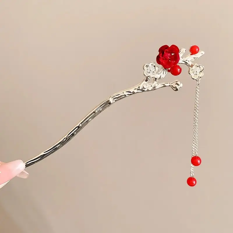Antique Walking Tassel Hairpin Women's Hanfu Style - Image 33