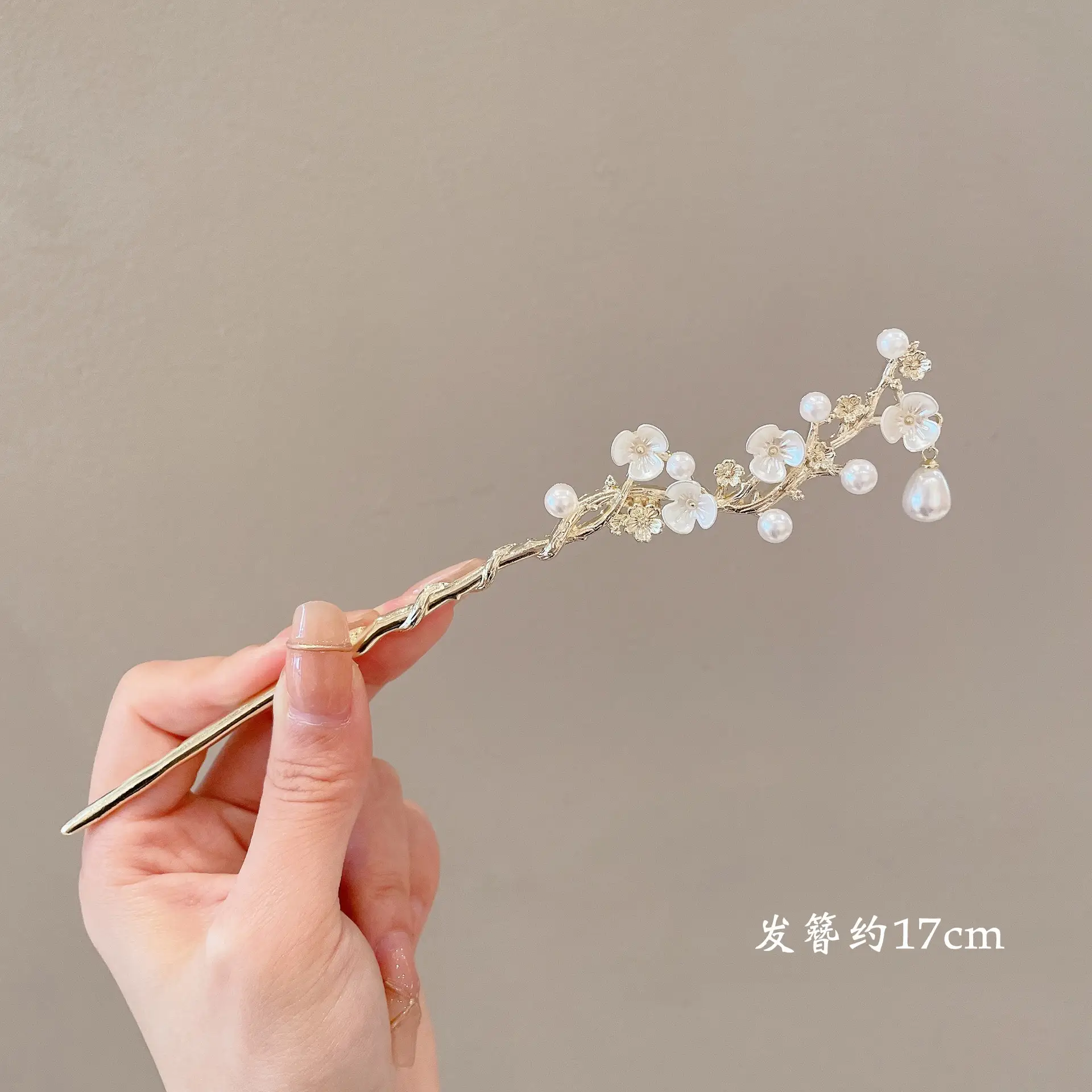 Antique Walking Tassel Hairpin Women's Hanfu Style - Image 4