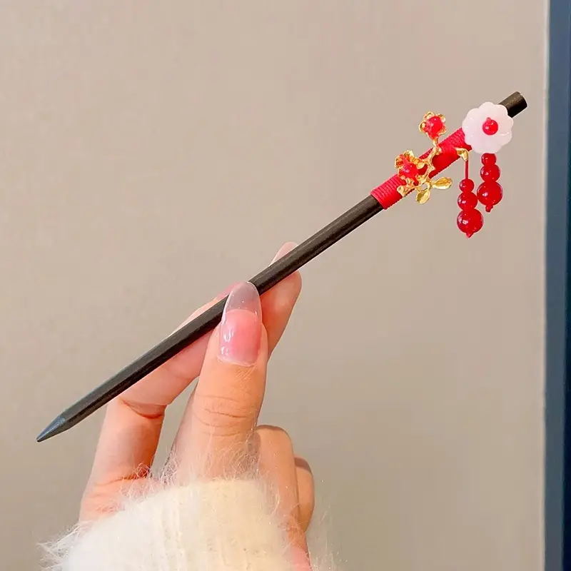 Antique Walking Tassel Hairpin Women's Hanfu Style - Image 39