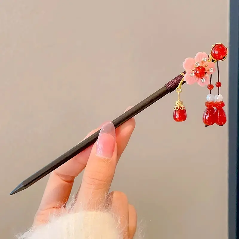 Antique Walking Tassel Hairpin Women's Hanfu Style - Image 41