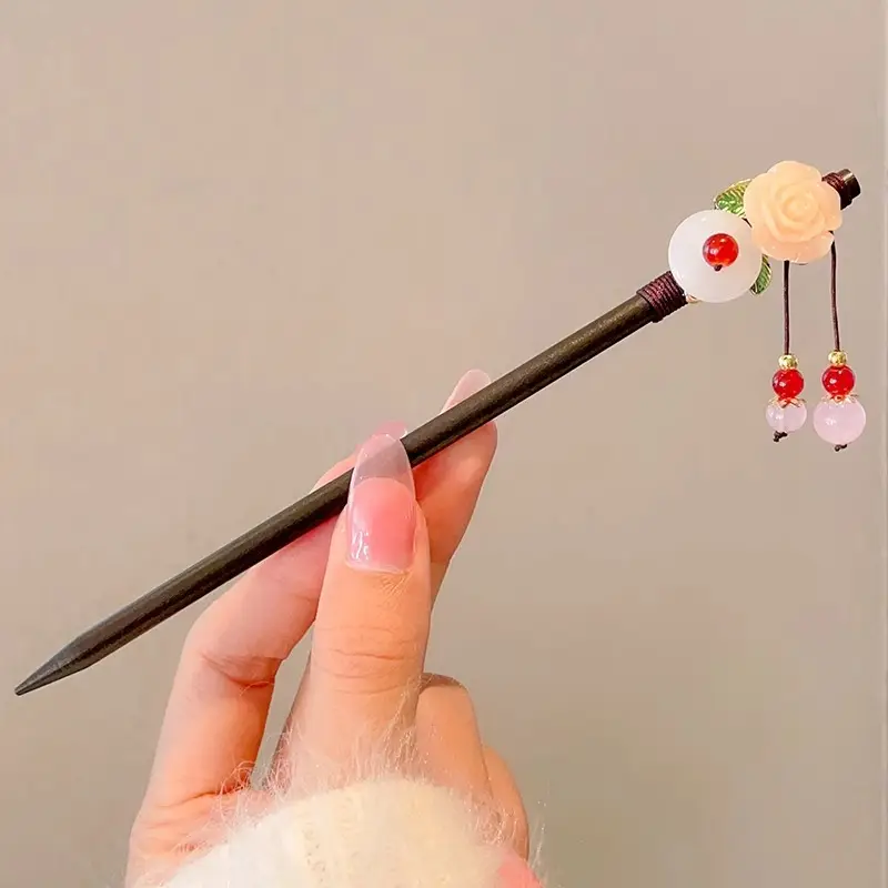 Antique Walking Tassel Hairpin Women's Hanfu Style - Image 43