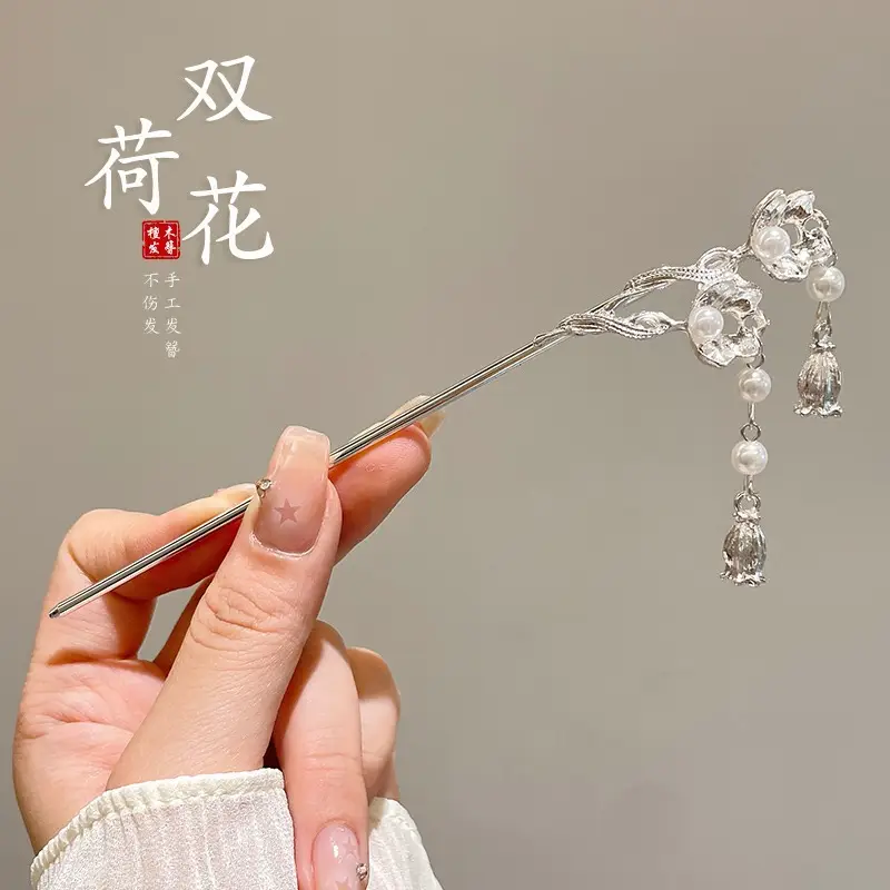 Antique Walking Tassel Hairpin Women's Hanfu Style - Image 68