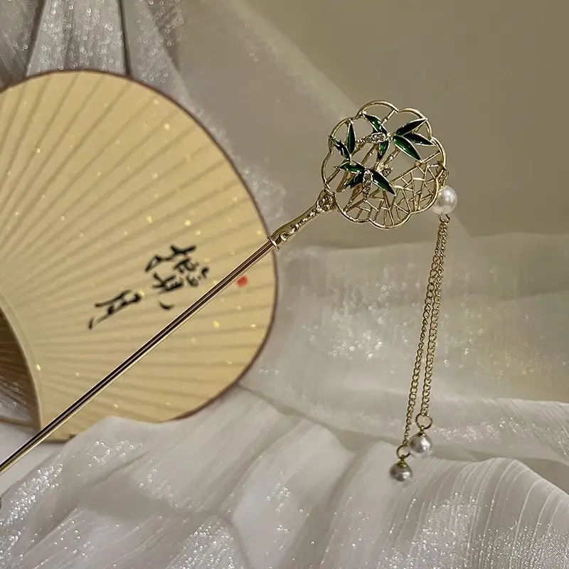 Antique Walking Tassel Hairpin Women's Hanfu Style - Image 86