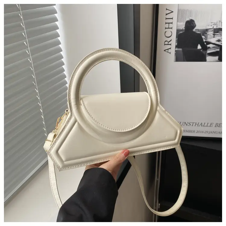 Women's Cream Leather Shoulder Crossbody Bag 2024 — feature 22