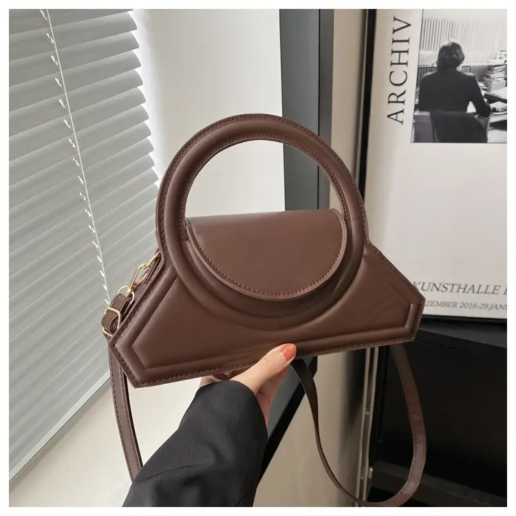 Women's Cream Leather Shoulder Crossbody Bag 2024 — feature 23