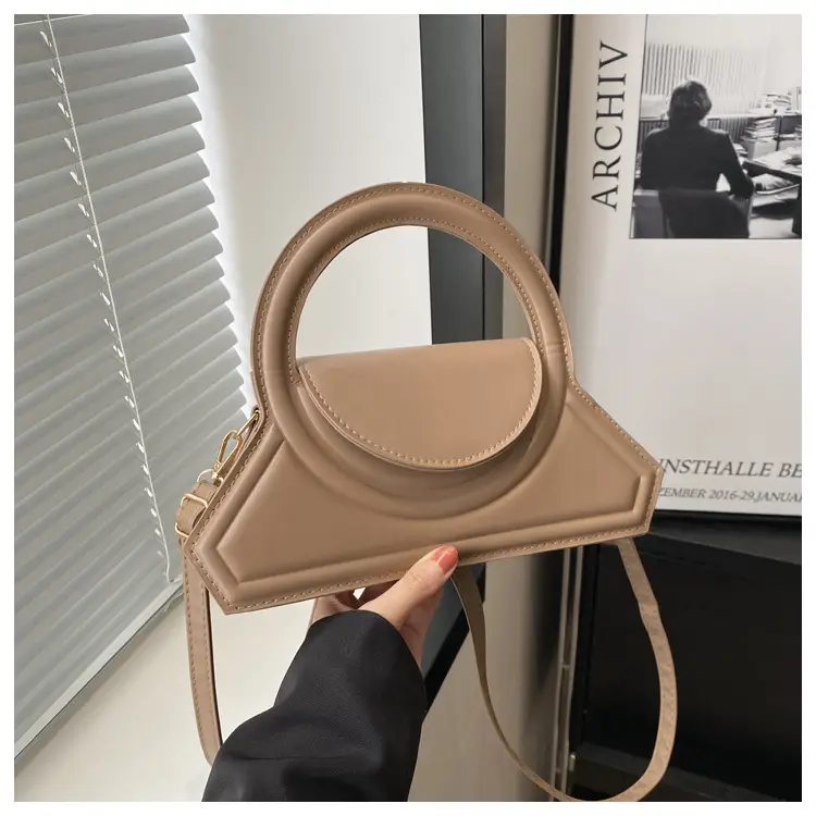 Women's Cream Leather Shoulder Crossbody Bag 2024 — feature 24