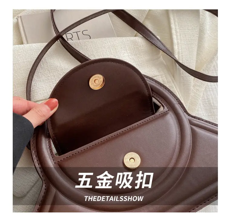Women's Cream Leather Shoulder Crossbody Bag 2024 — feature 6