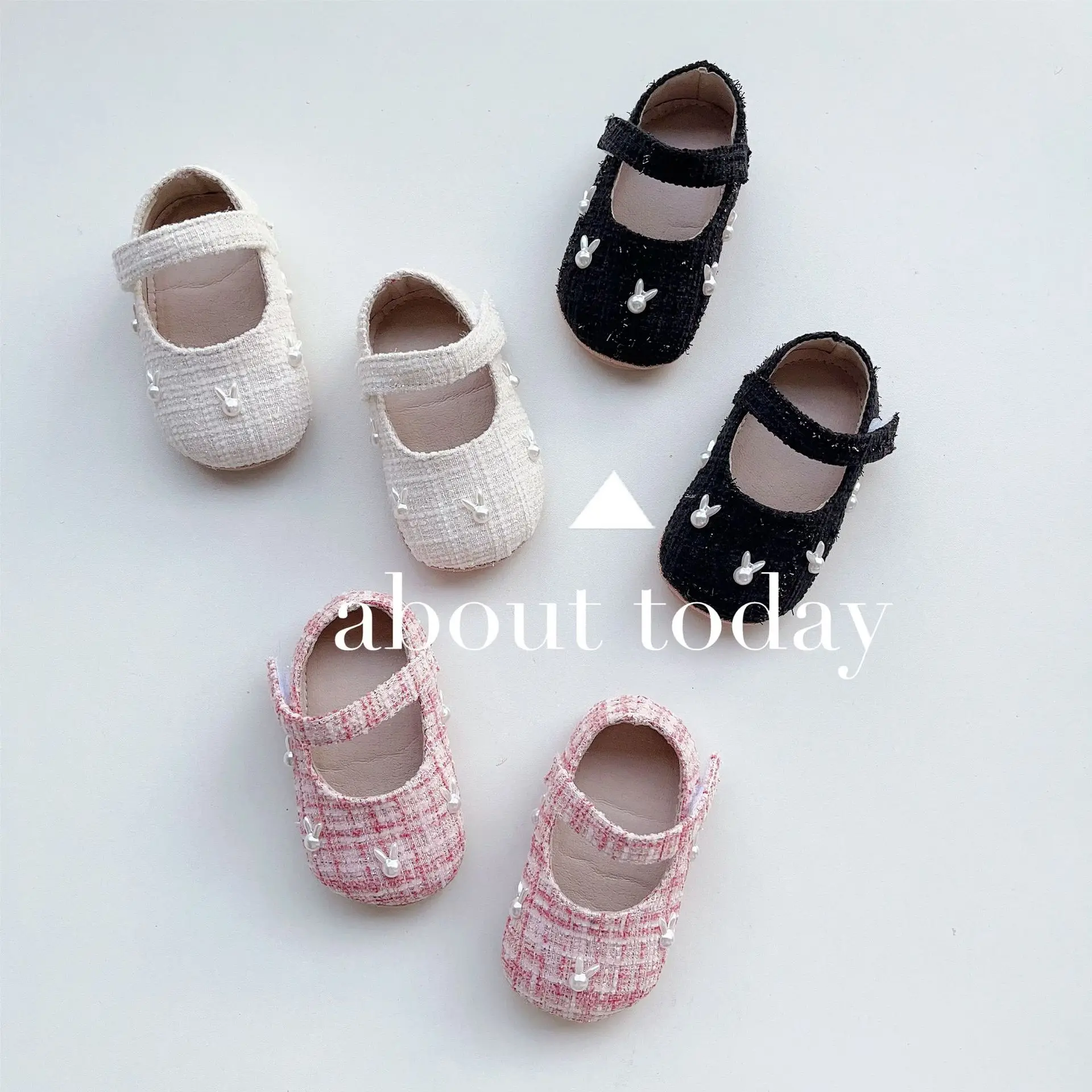 Baby Slip-On Shoes Cream Non-Slip Soft Sole