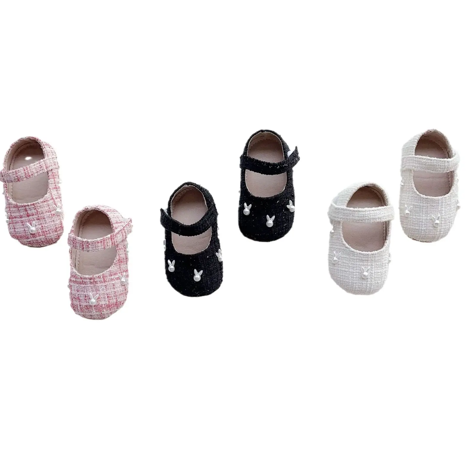 Baby Slip-On Shoes Cream Non-Slip Soft Sole