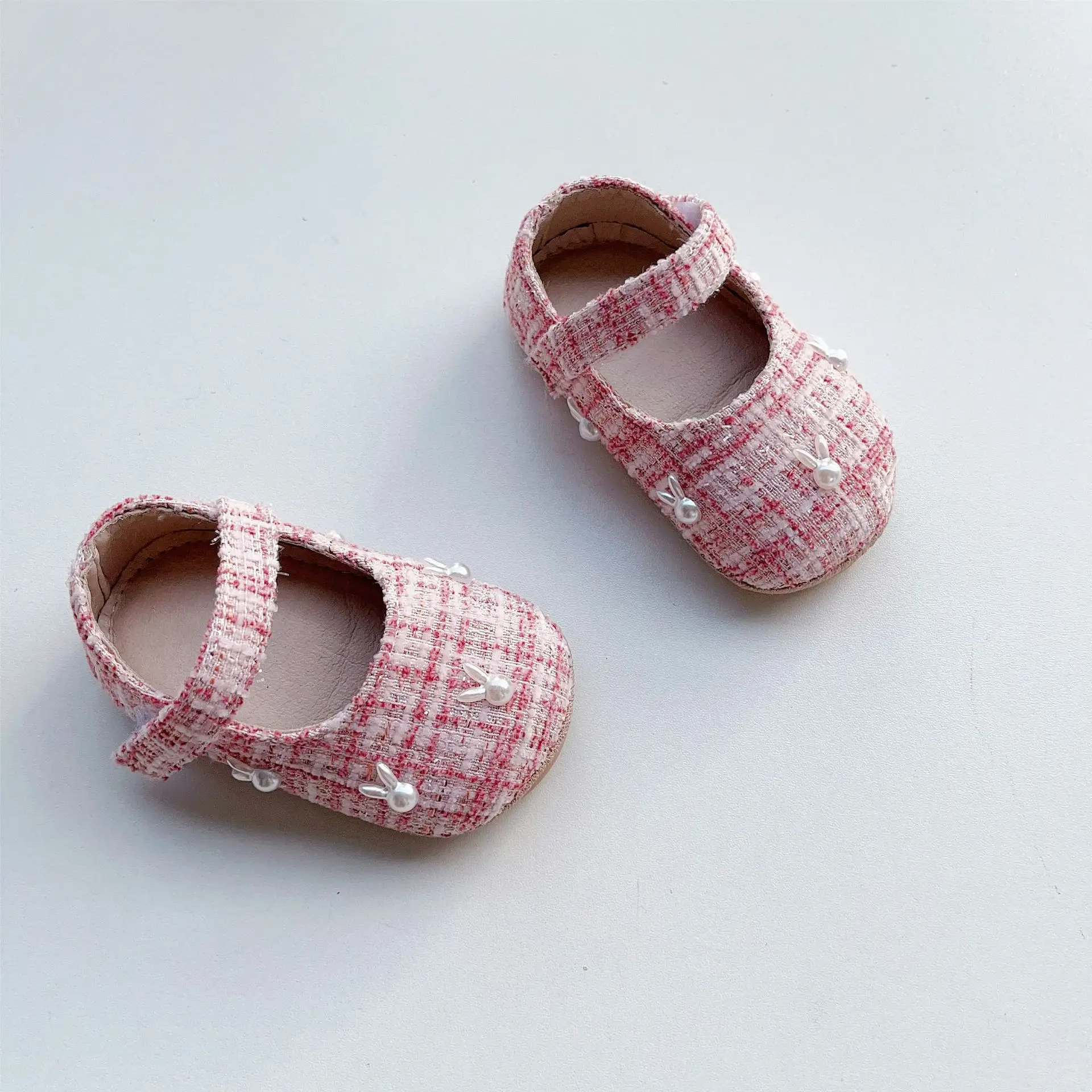 Baby Slip-On Shoes Cream Non-Slip Soft Sole — feature 1