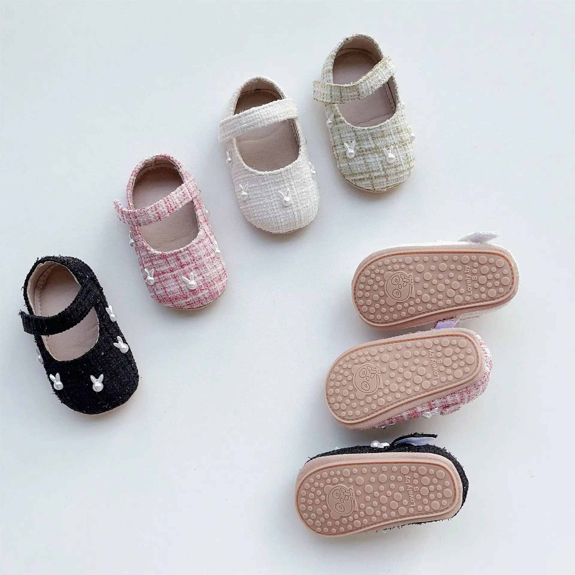 Baby Slip-On Shoes Cream Non-Slip Soft Sole — feature 11