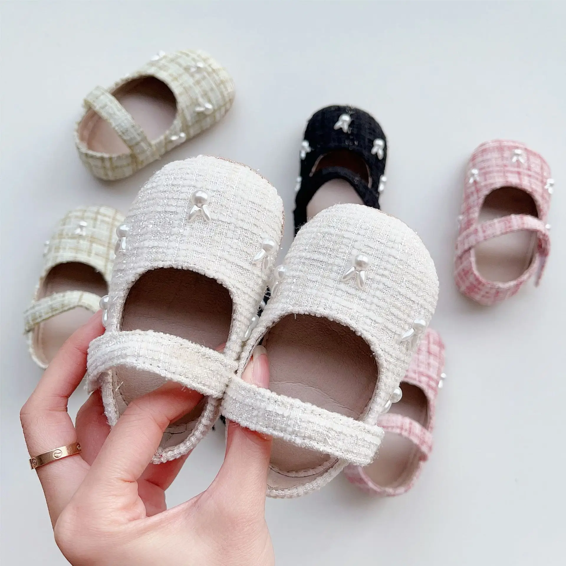 Baby Slip-On Shoes Cream Non-Slip Soft Sole — feature 15