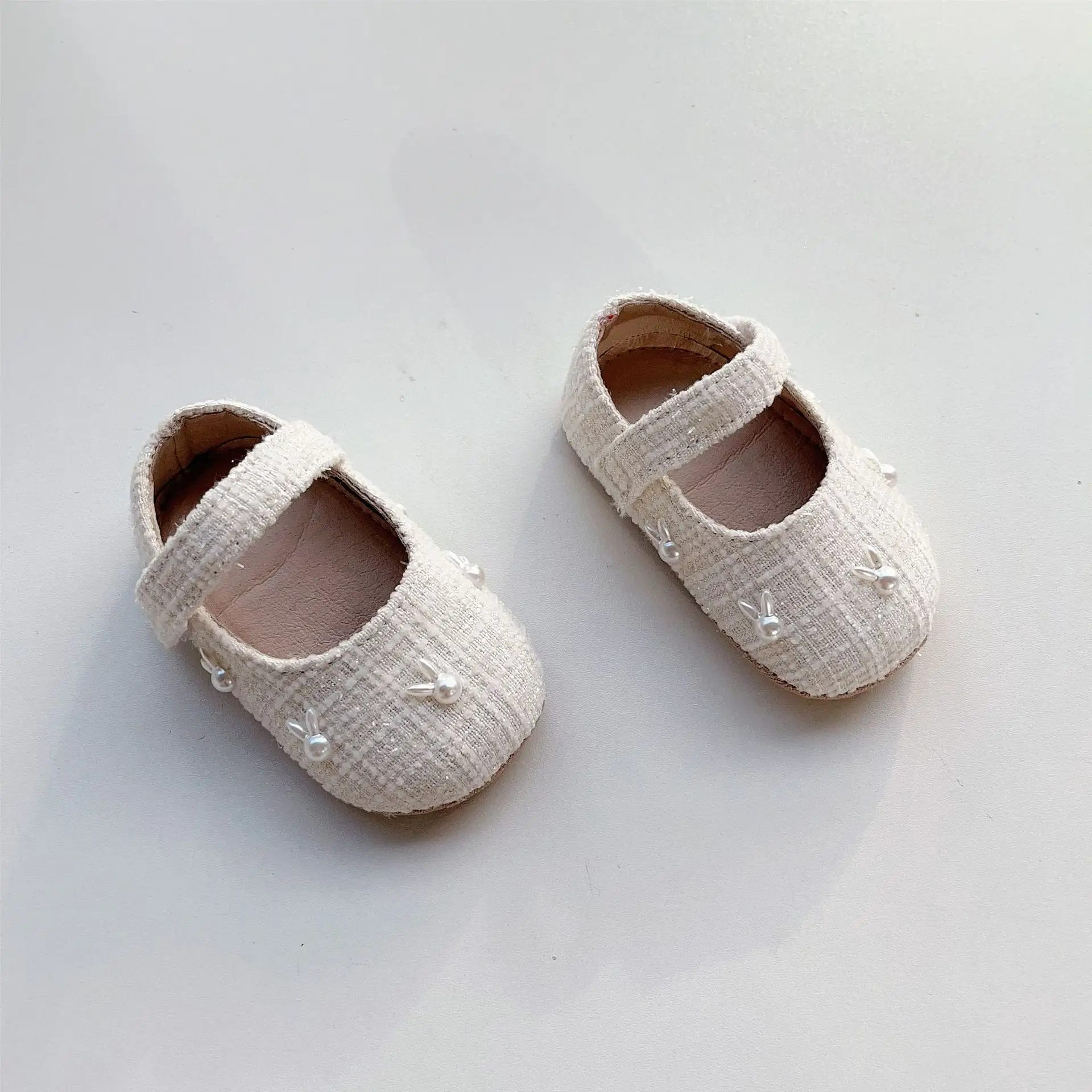Baby Slip-On Shoes Cream Non-Slip Soft Sole — feature 4