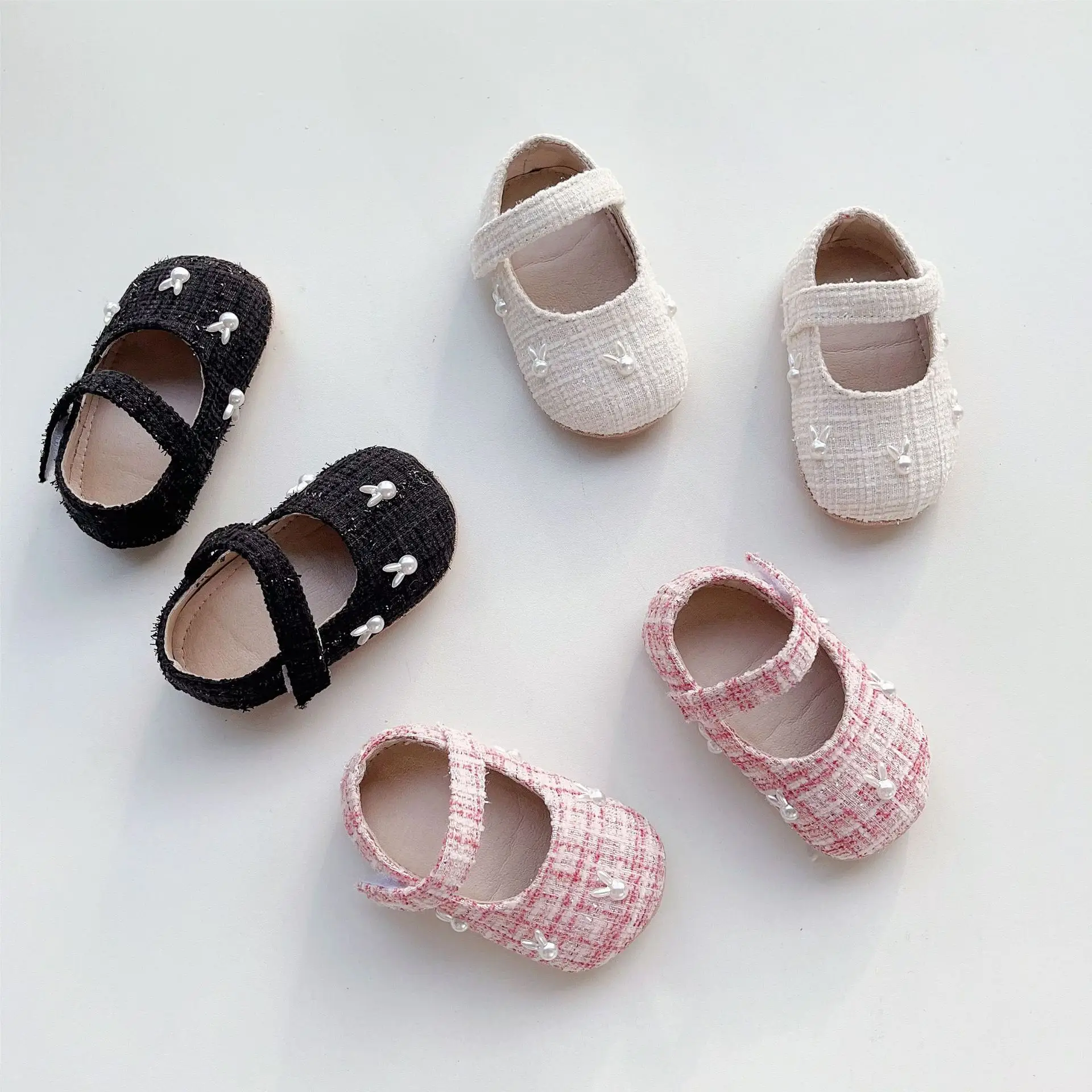 Baby Slip-On Shoes Cream Non-Slip Soft Sole — feature 5