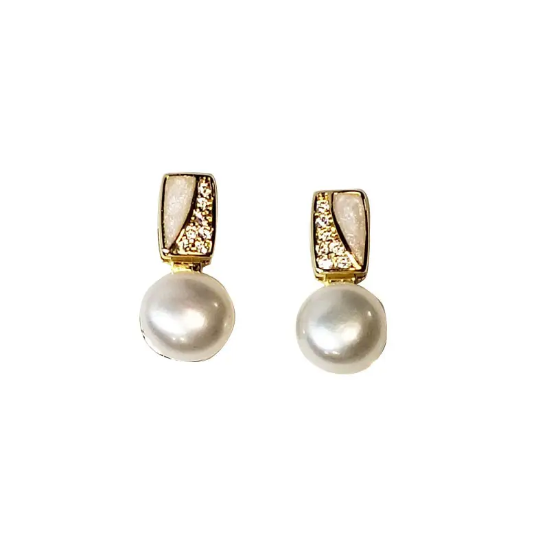 S925 Silver Pearl Earrings French Temperament - Image 8