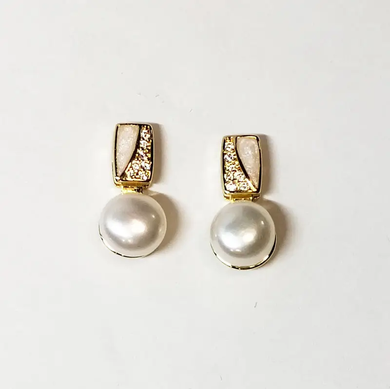 S925 Silver Pearl Earrings French Temperament — feature 10