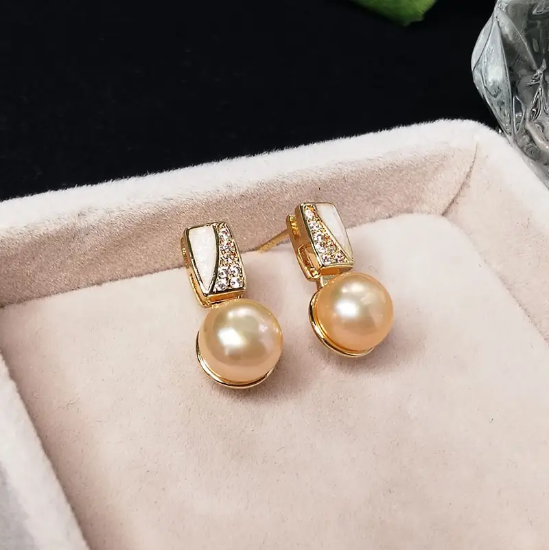 S925 Silver Pearl Earrings French Temperament — feature 7