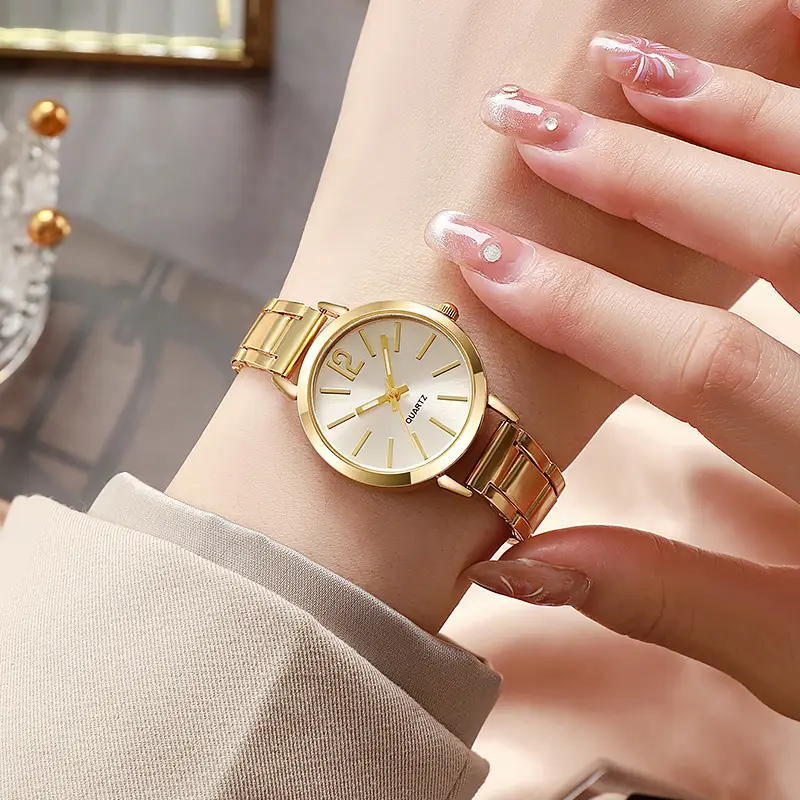 Women's Silver Quartz Watch for Girls Casual All-Match — feature 2