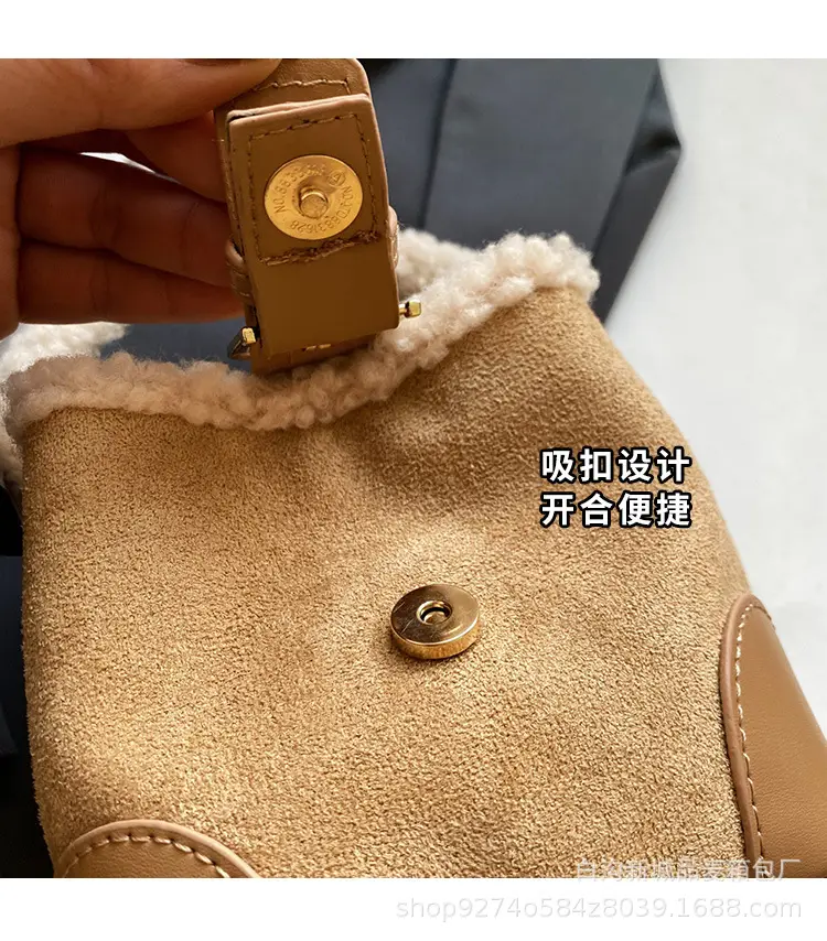 Retro Matte Wool Handbag for Women 2026 — feature 5