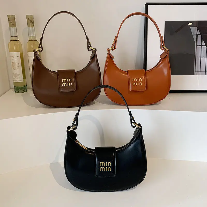 Women's Retro Crossbody Bag Brown Leather Commuter Style