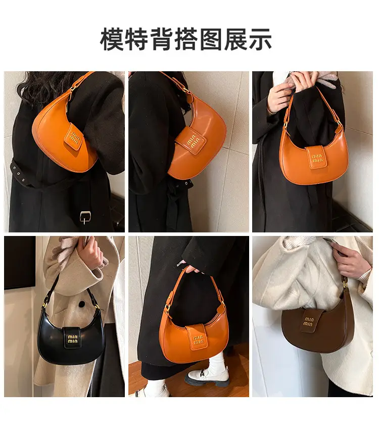 Women's Retro Crossbody Bag Brown Leather Commuter Style — feature 2