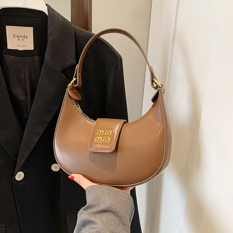 Women's Retro Crossbody Bag Brown Leather Commuter Style — feature 41