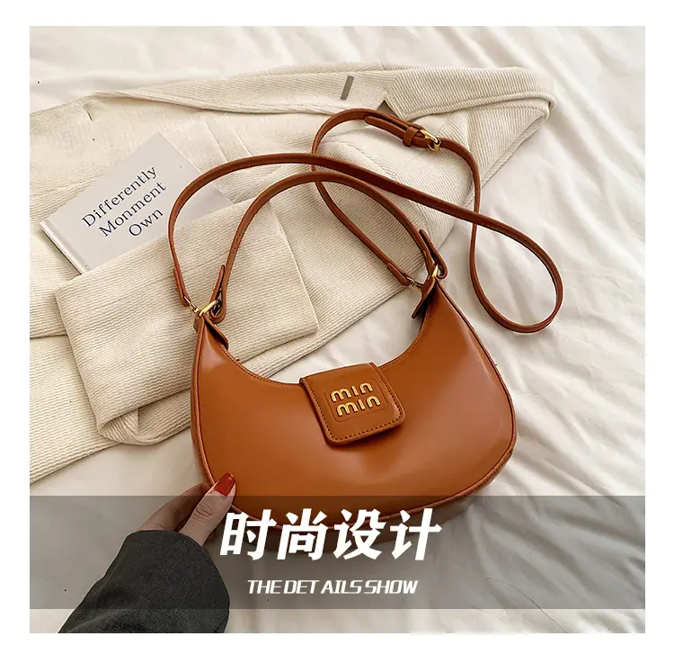 Women's Retro Crossbody Bag Brown Leather Commuter Style — feature 9